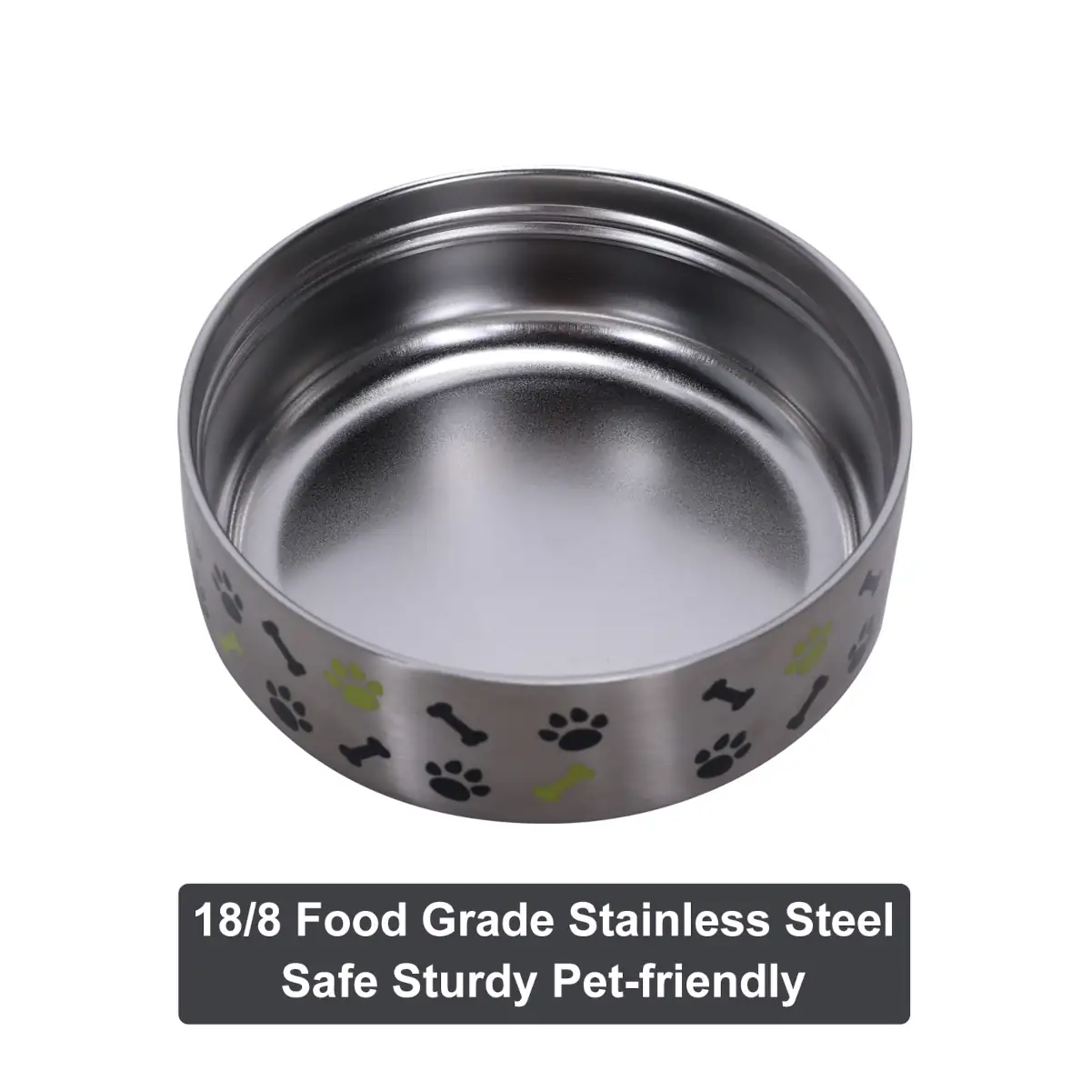 Dog Human Water Bottle Bowl Details dark grey