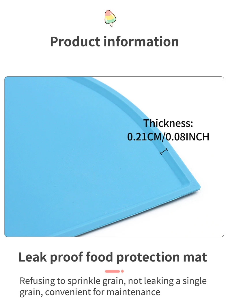 pet place mats easy to clean anti-slip